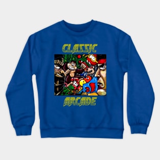 classic arcade t-shirt Crewneck Sweatshirt